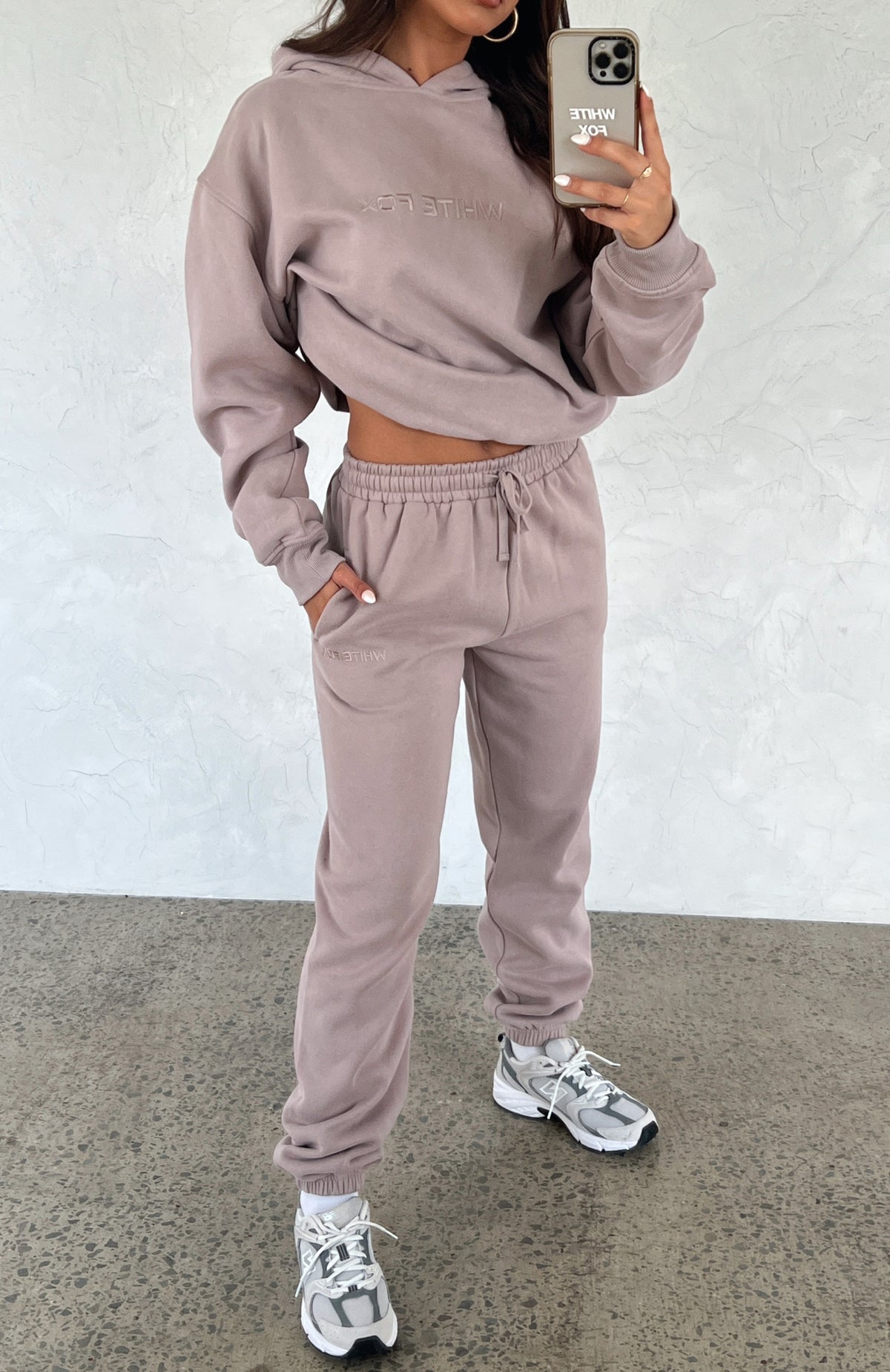 Stay Lifted Sweatpants - Cinnamon | Vintage Fleece Joggers with Embroidered Logo