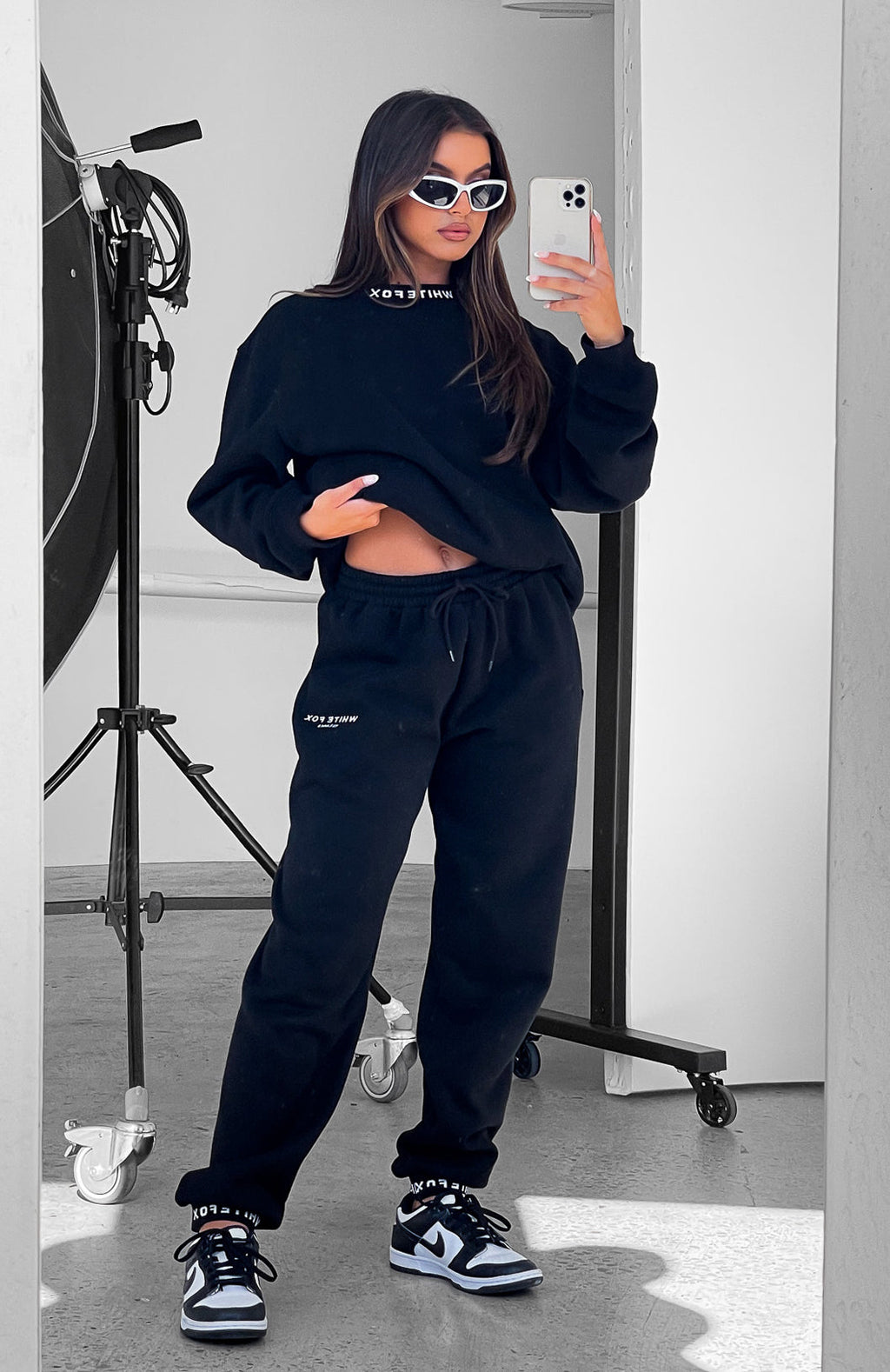 Put It On Repeat Sweatpants - Black | Women's Vintage Fleece Lounge Pants