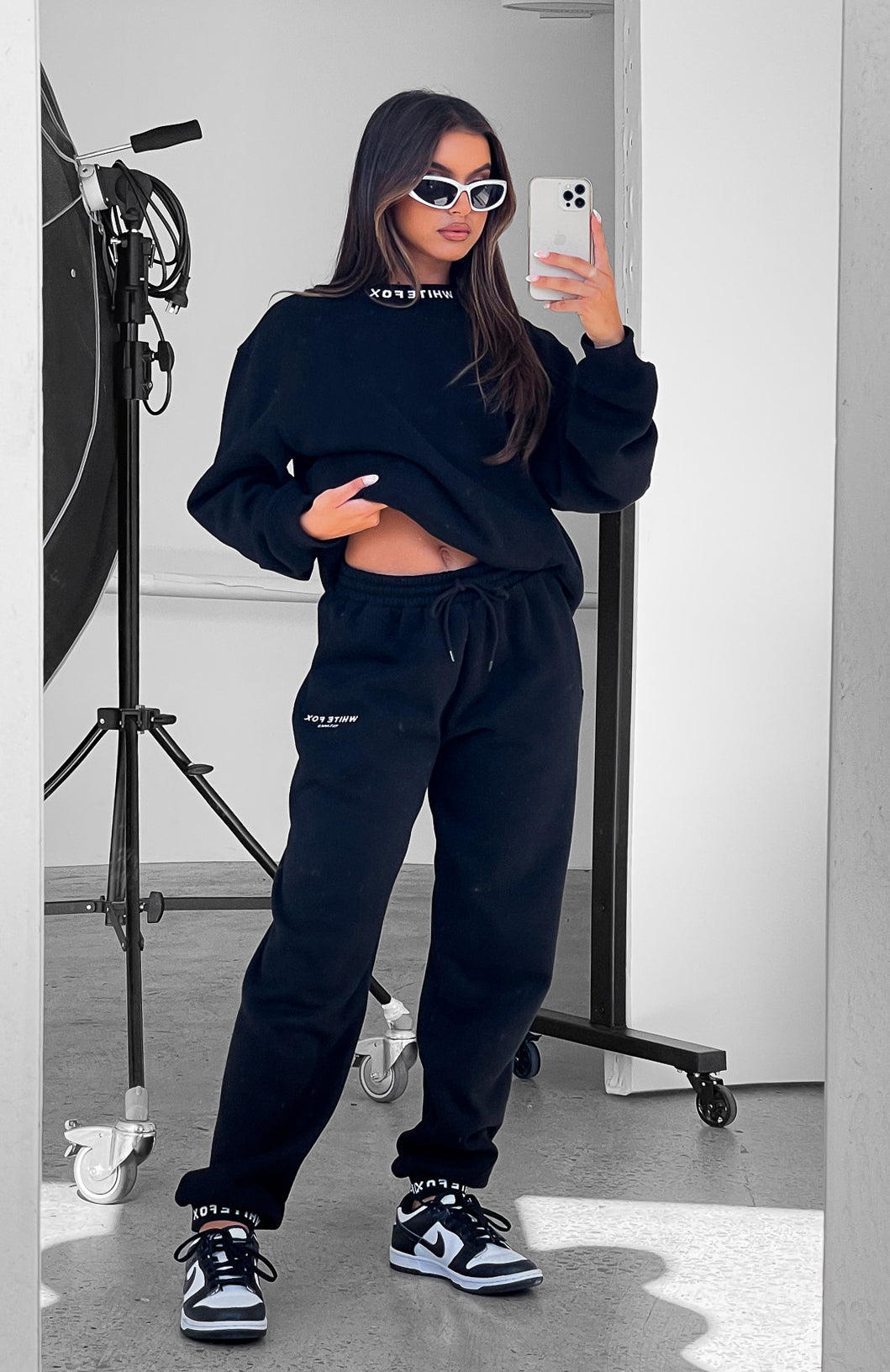 Put It On Repeat Sweatpants - Black | Women's Vintage Fleece Lounge Pants