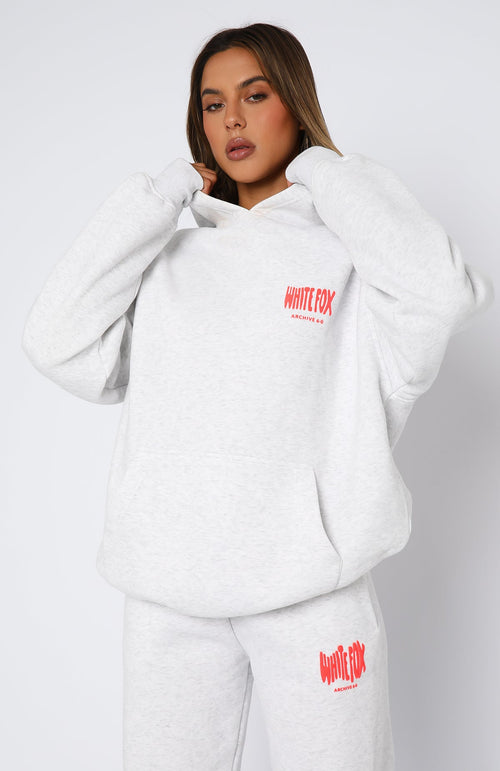 Archive 6.0 Oversized Hoodie - Cloudburst | Women's Oversized Fleece Hoodie