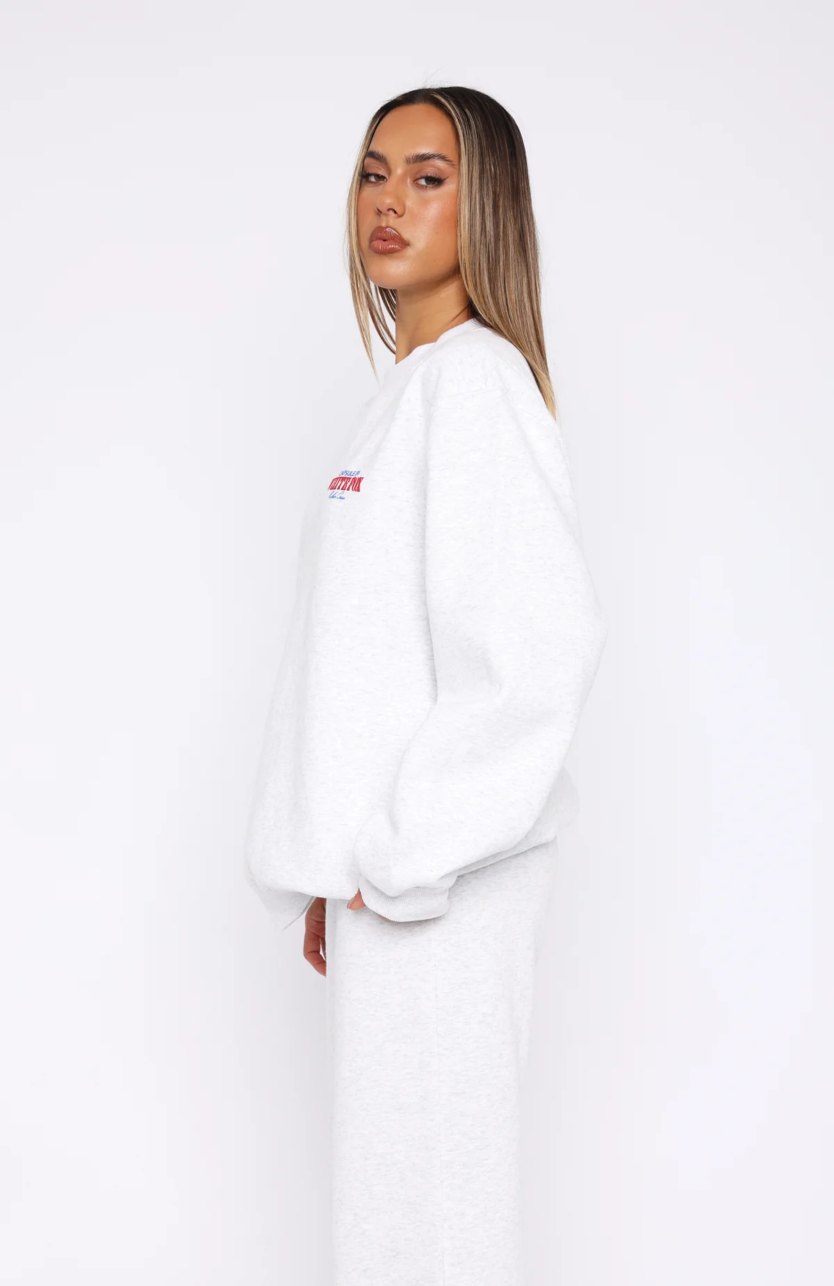 Capsule 9 Rodeo Crew Oversized Sweater Grey Marle