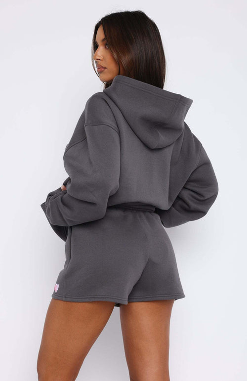 Always Better Together Lounge Shorts - Charcoal | Women's Casual Lounge Shorts