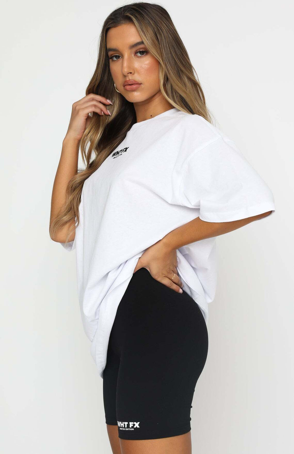 No Afterthought Tee - White | Women's Oversized Logo T-Shirt