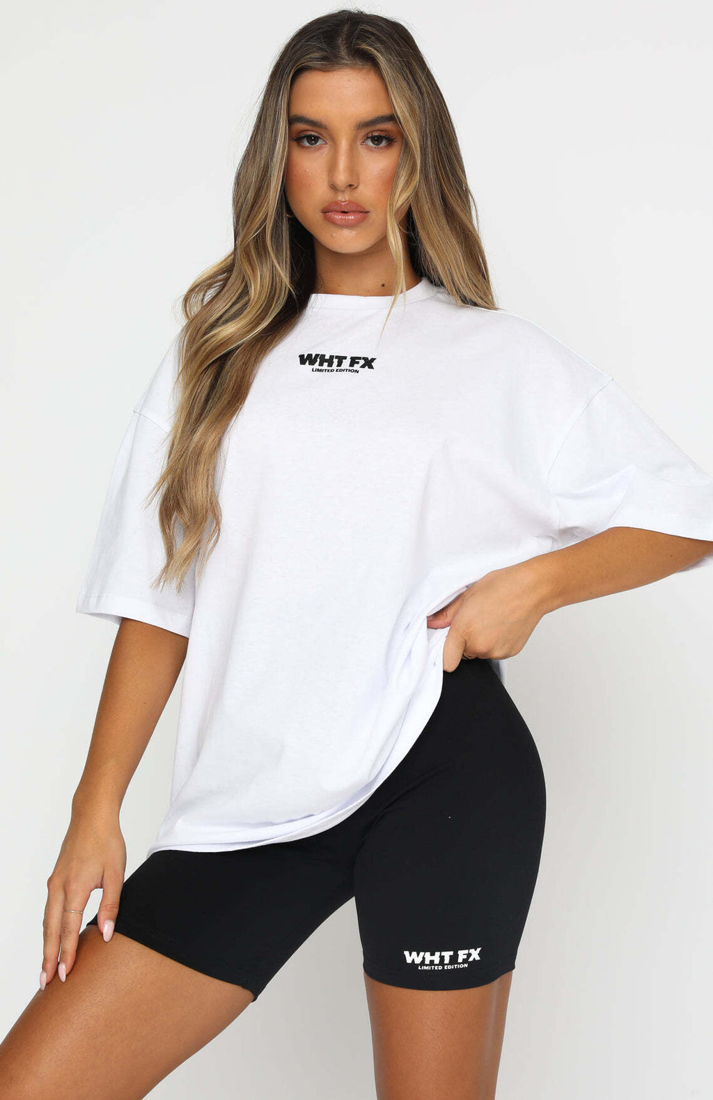 No Afterthought Tee - White | Women's Oversized Logo T-Shirt