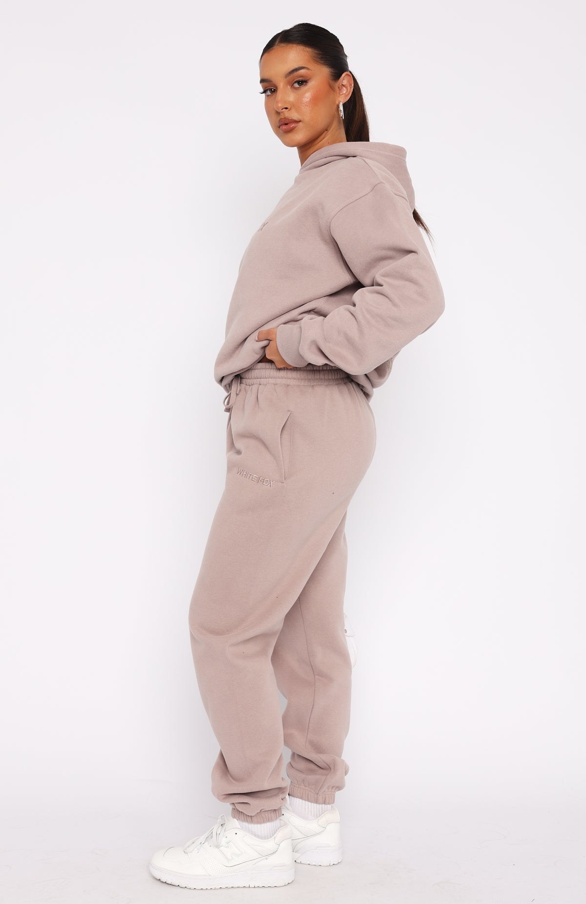 Stay Lifted Sweatpants - Cinnamon | Vintage Fleece Joggers with Embroidered Logo
