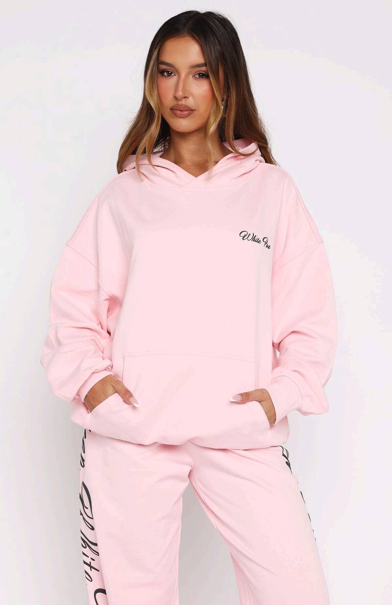 Lucky Thirteen Shaya Oversized Hoodie Soft Pink