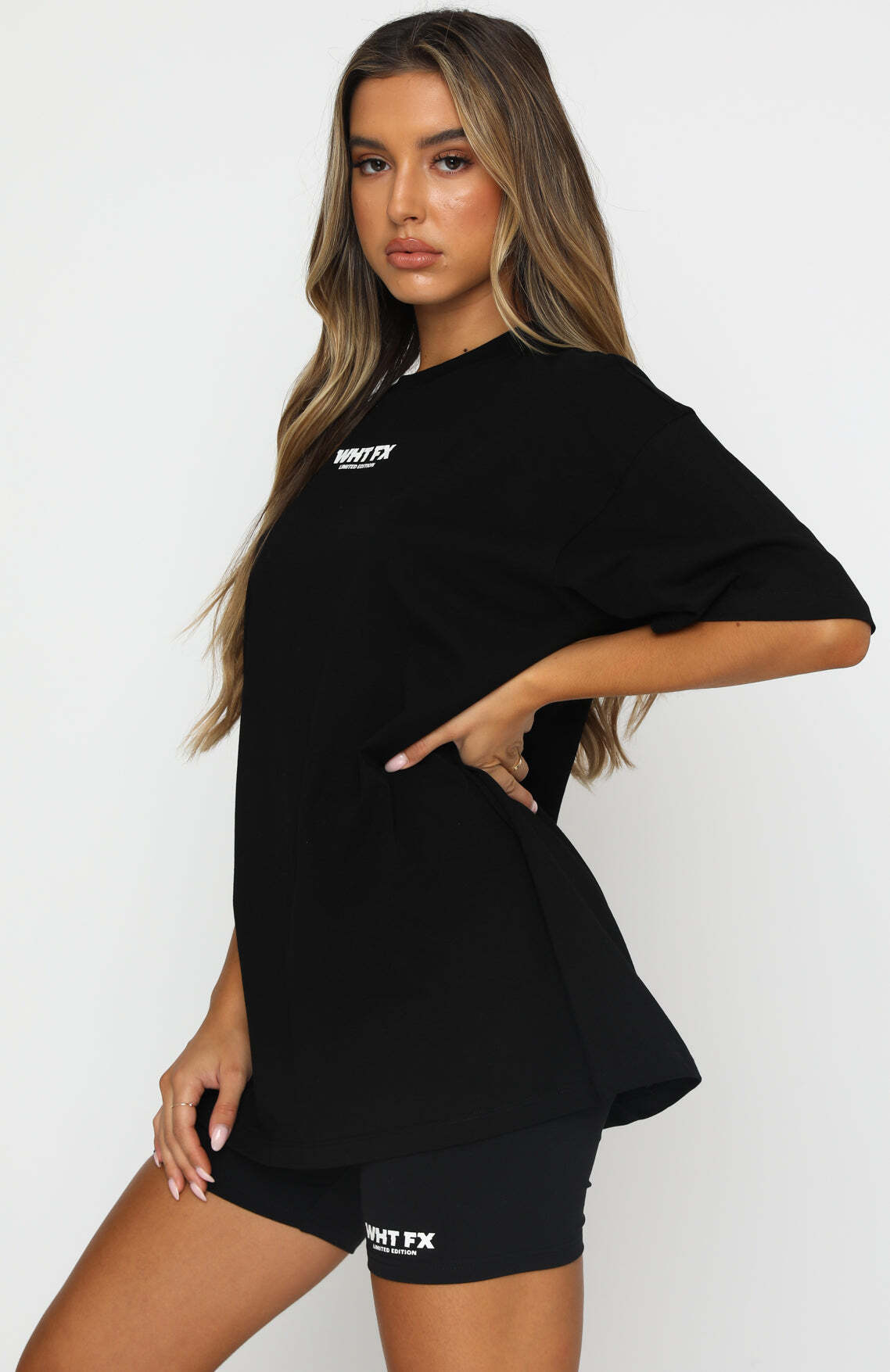 No Afterthought Tee - Black | Women's Oversized Logo T-Shirt