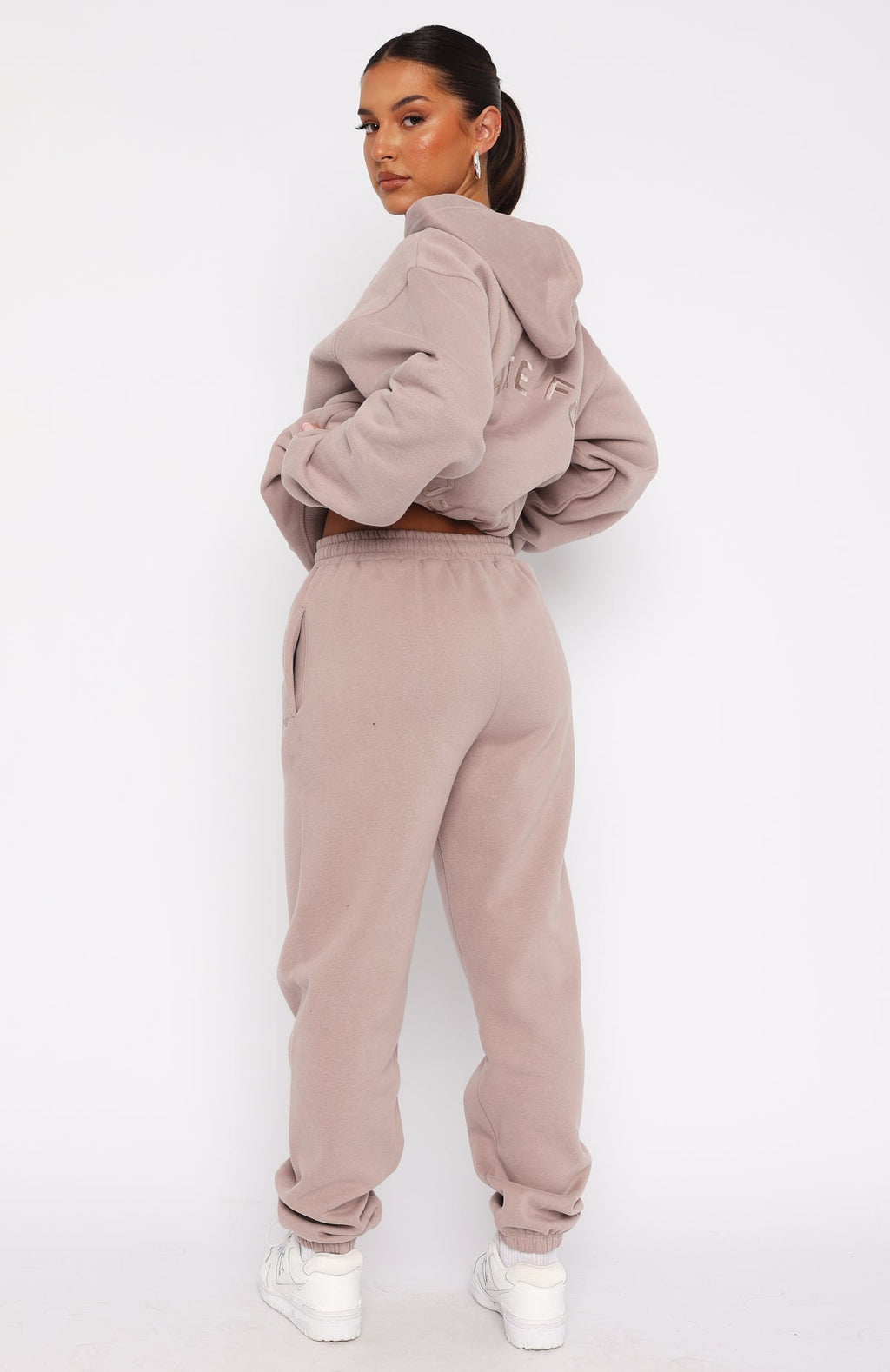 Stay Lifted Sweatpants - Cinnamon | Vintage Fleece Joggers with Embroidered Logo