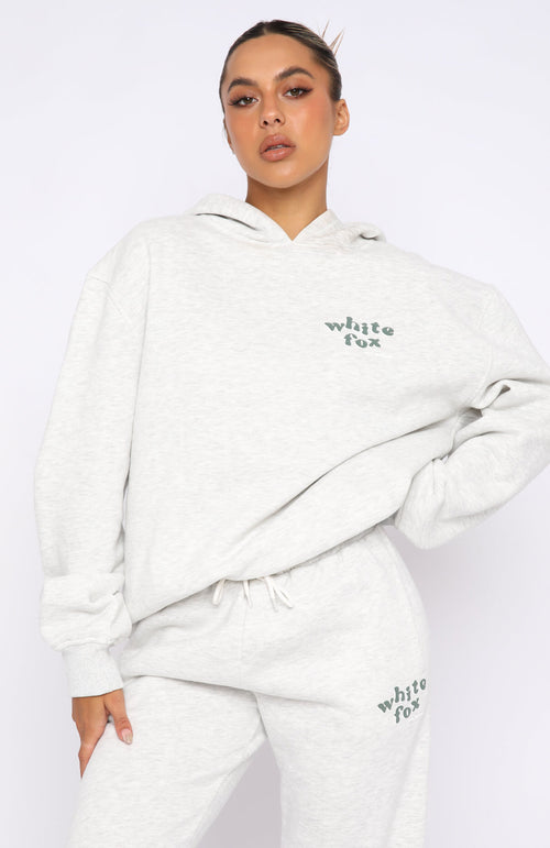 4th Edition Oversized Hoodie - Smoke | Women's Oversized Fleece Hoodie