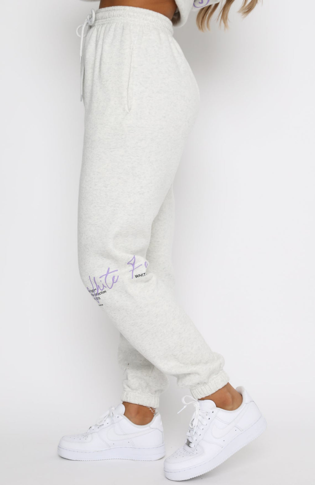 New Story Sweatpants - Grey Marle | Women's Vintage Fleece Lounge Pants