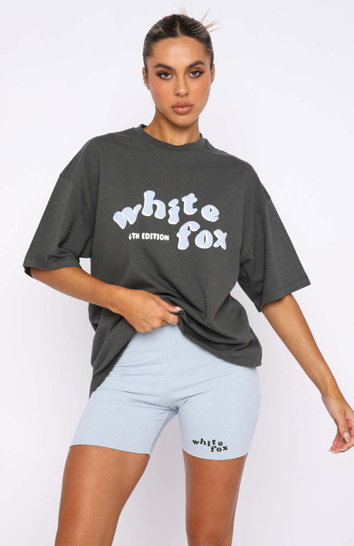 4th Edition Oversized Tee - Storm | Women's Oversized Graphic Tee