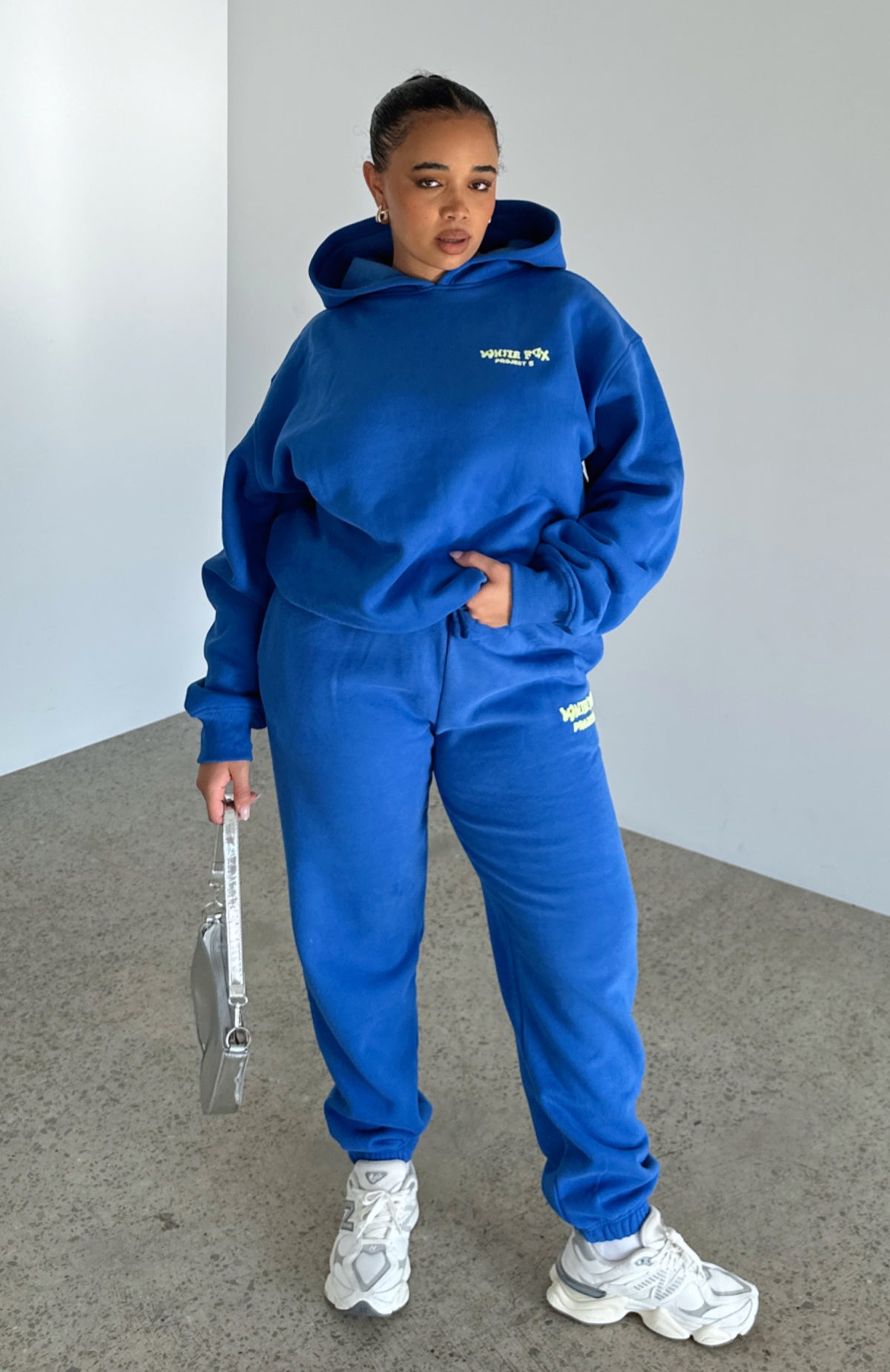 Project 5 Sweatpants - Cobalt | Women's Vintage Fleece Lounge Pants