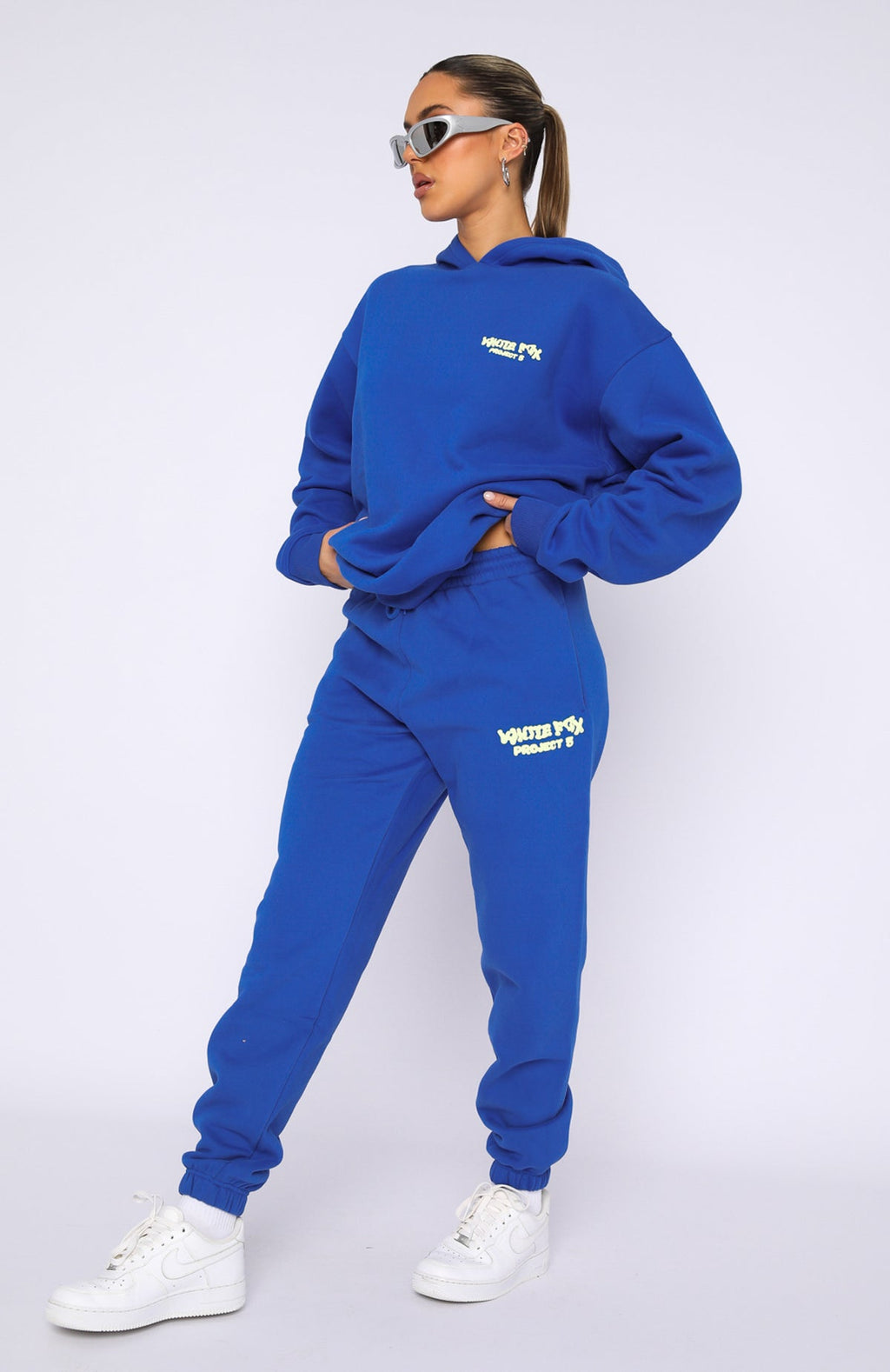 Project 5 Sweatpants - Cobalt | Women's Vintage Fleece Lounge Pants