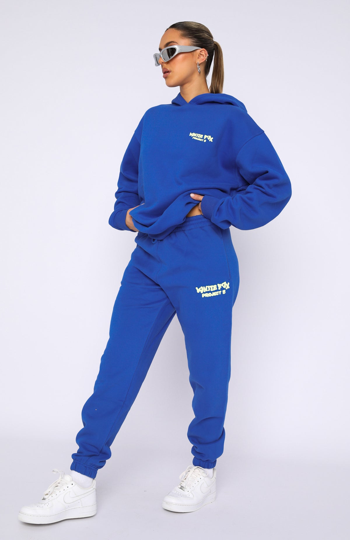 Project 5 Sweatpants - Cobalt | Women's Vintage Fleece Lounge Pants
