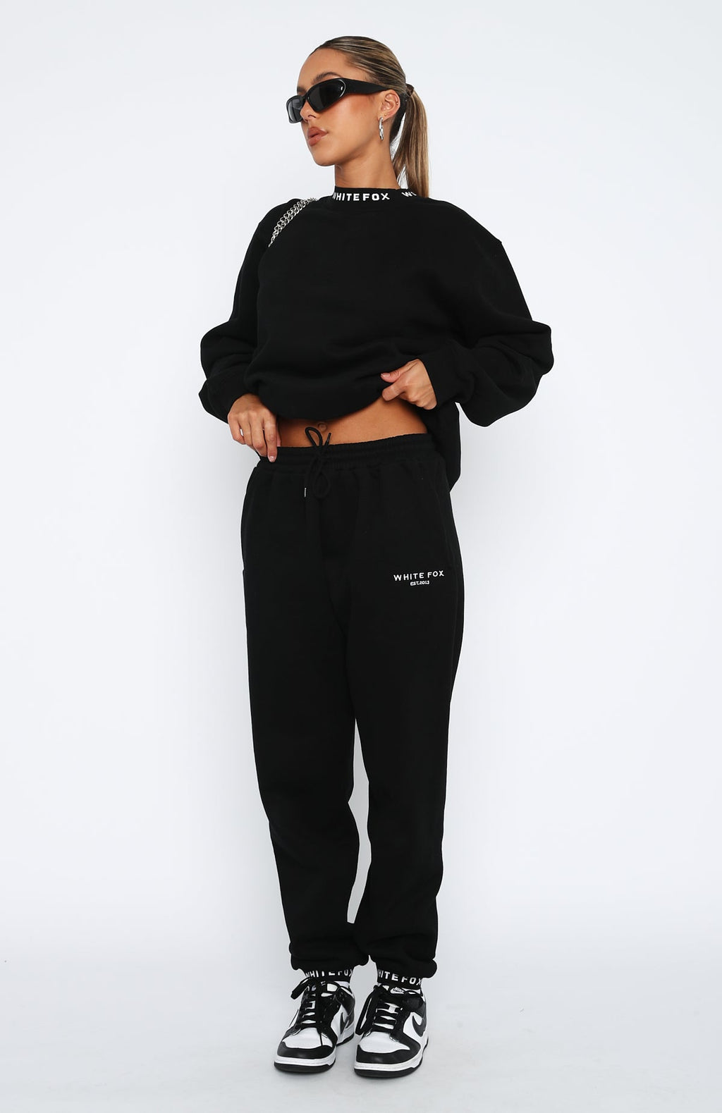 Put It On Repeat Sweatpants - Black | Women's Vintage Fleece Lounge Pants