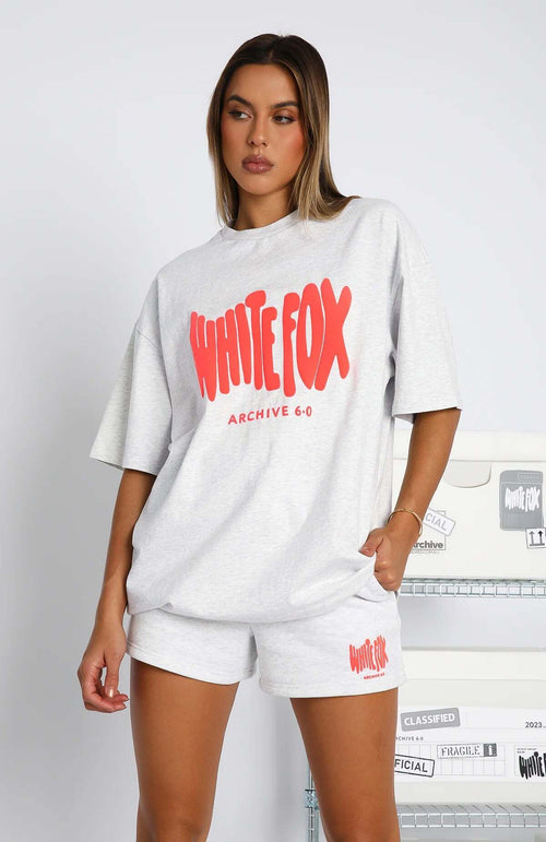 Archive 6.0 Oversized Tee - Cloudburst | Women's Oversized Graphic Tee