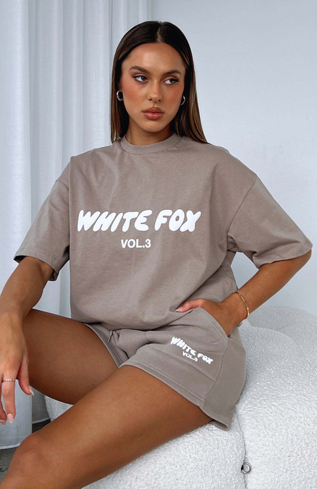 Offstage Oversized Tee Fawn