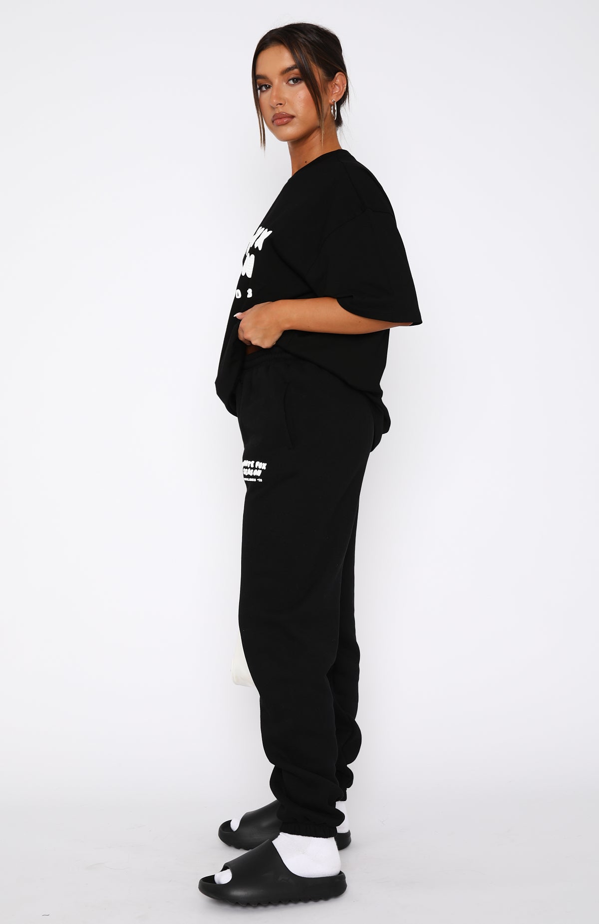 The Main Season Sweatpants - Black | Women's Vintage Fleece Lounge Pants