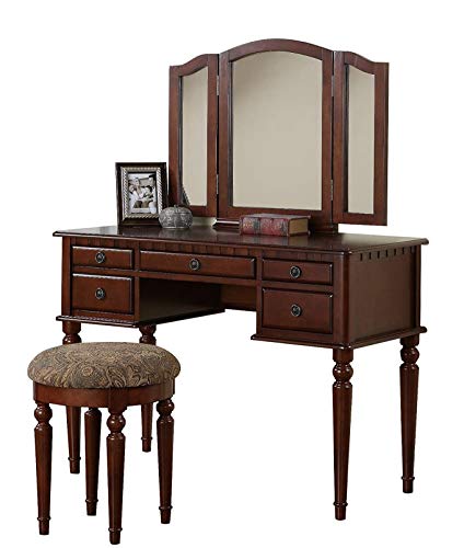 Bobkona F4071 Collection Vanity Cherry
