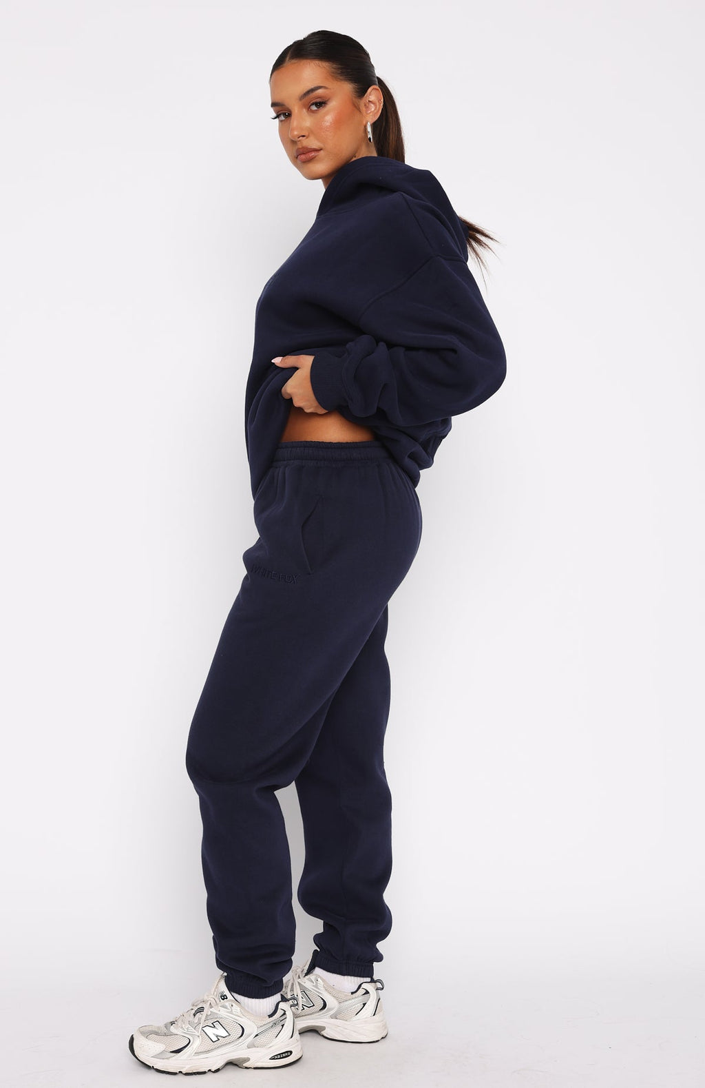 Stay Lifted Sweatpants - Navy | Women's Vintage Fleece Lounge Pants