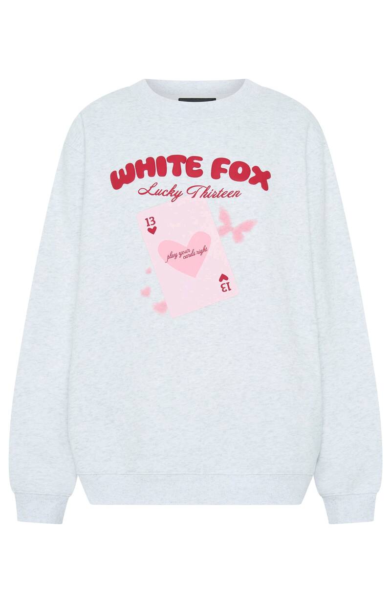 Lucky Thirteen Kalena Oversized Sweater Grey Marle