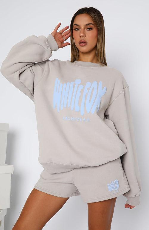 Archive 6.0 Oversized Sweater - Dove | Women's Oversized Knit Sweater
