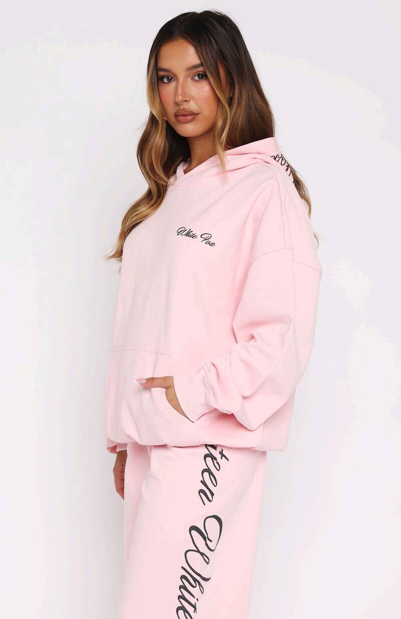 Lucky Thirteen Shaya Oversized Hoodie Soft Pink