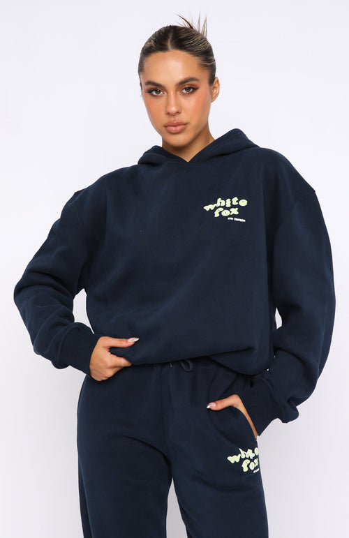 4th Edition Oversized Hoodie - Midnight | Women's Oversized Fleece Hoodie