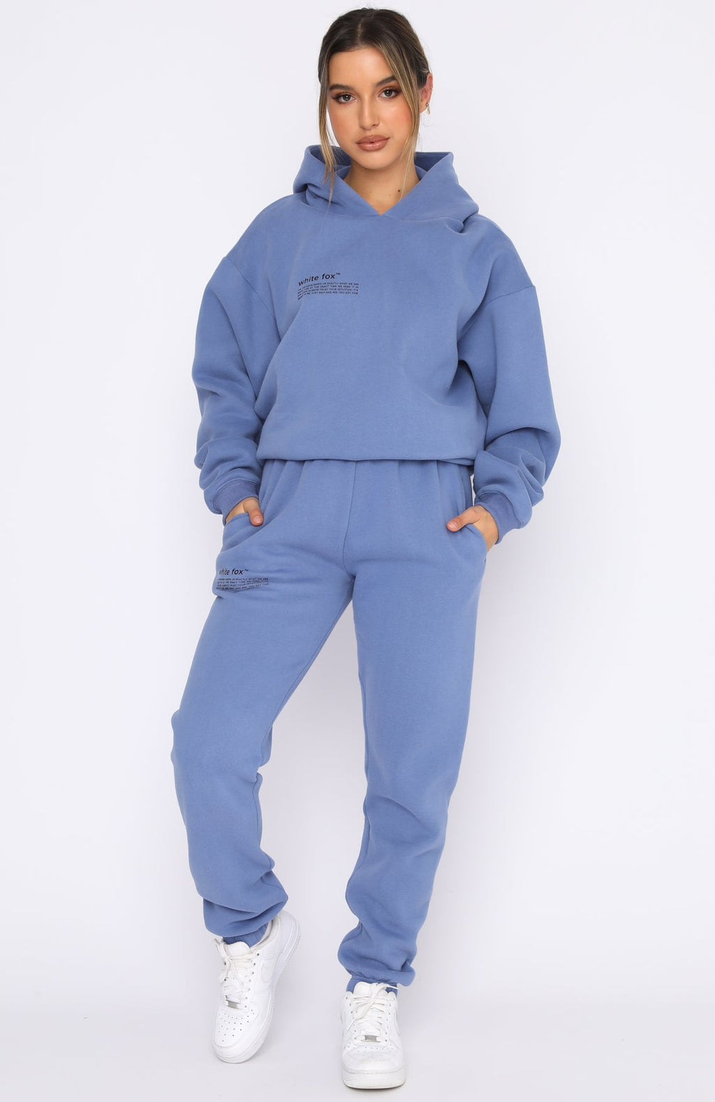 Do The Most Sweatpants - Dusk Blue | Women's Vintage Fleece Lounge Pants