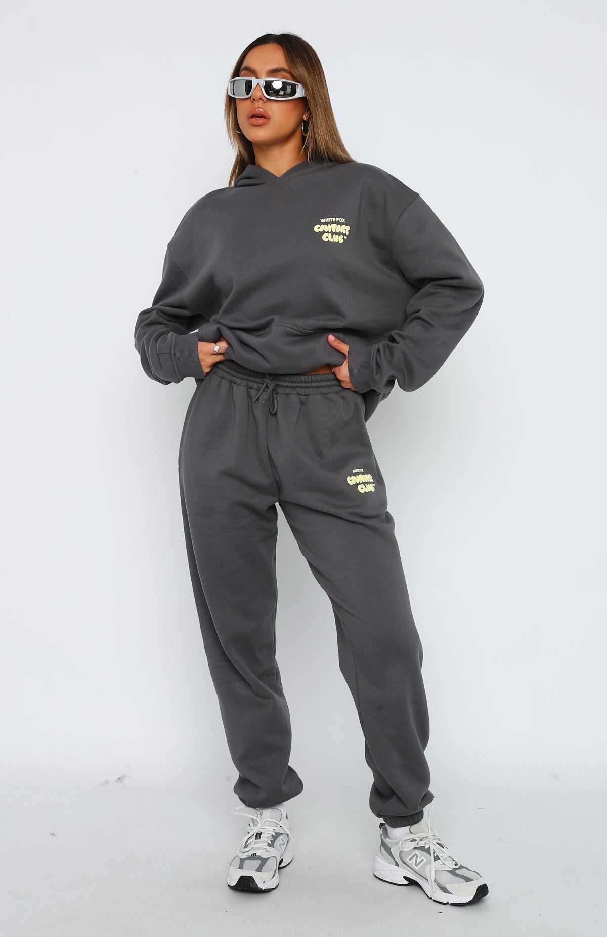 Comfort Club Sweatpants - Stormy | Women's Vintage Fleece Lounge Pants