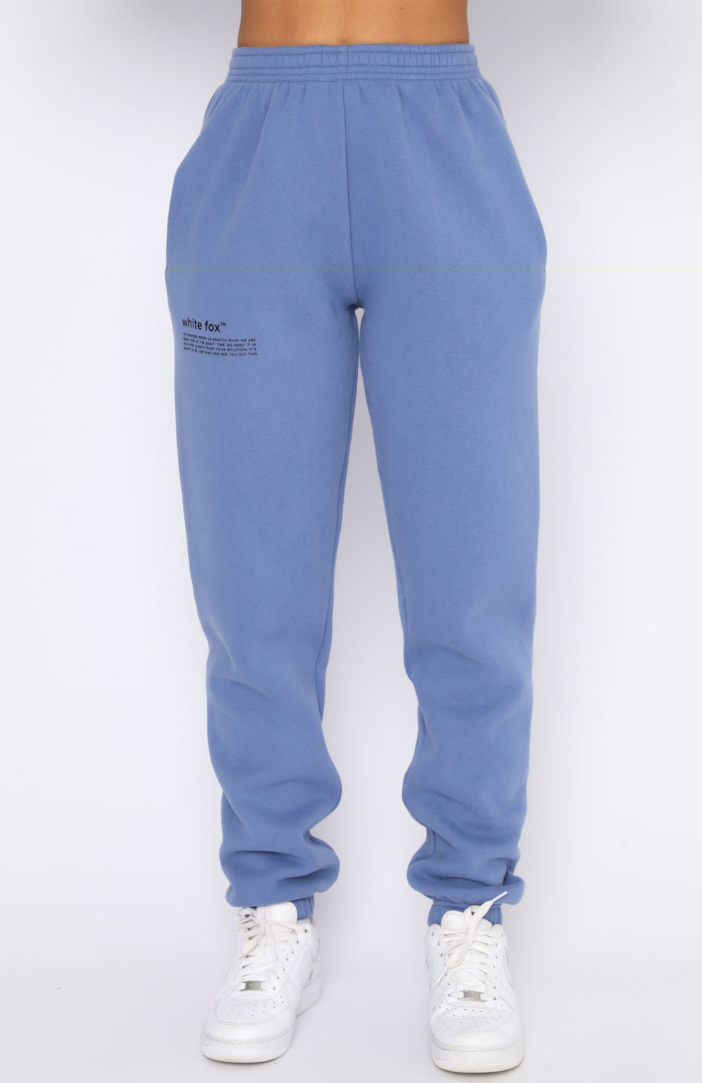 Do The Most Sweatpants - Dusk Blue | Women's Vintage Fleece Lounge Pants