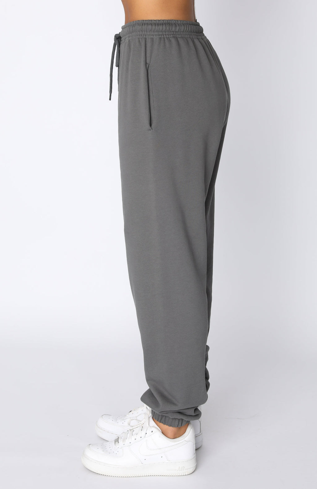 Not An Issue Sweatpants - Slate | Unisex Loopback Cotton Joggers