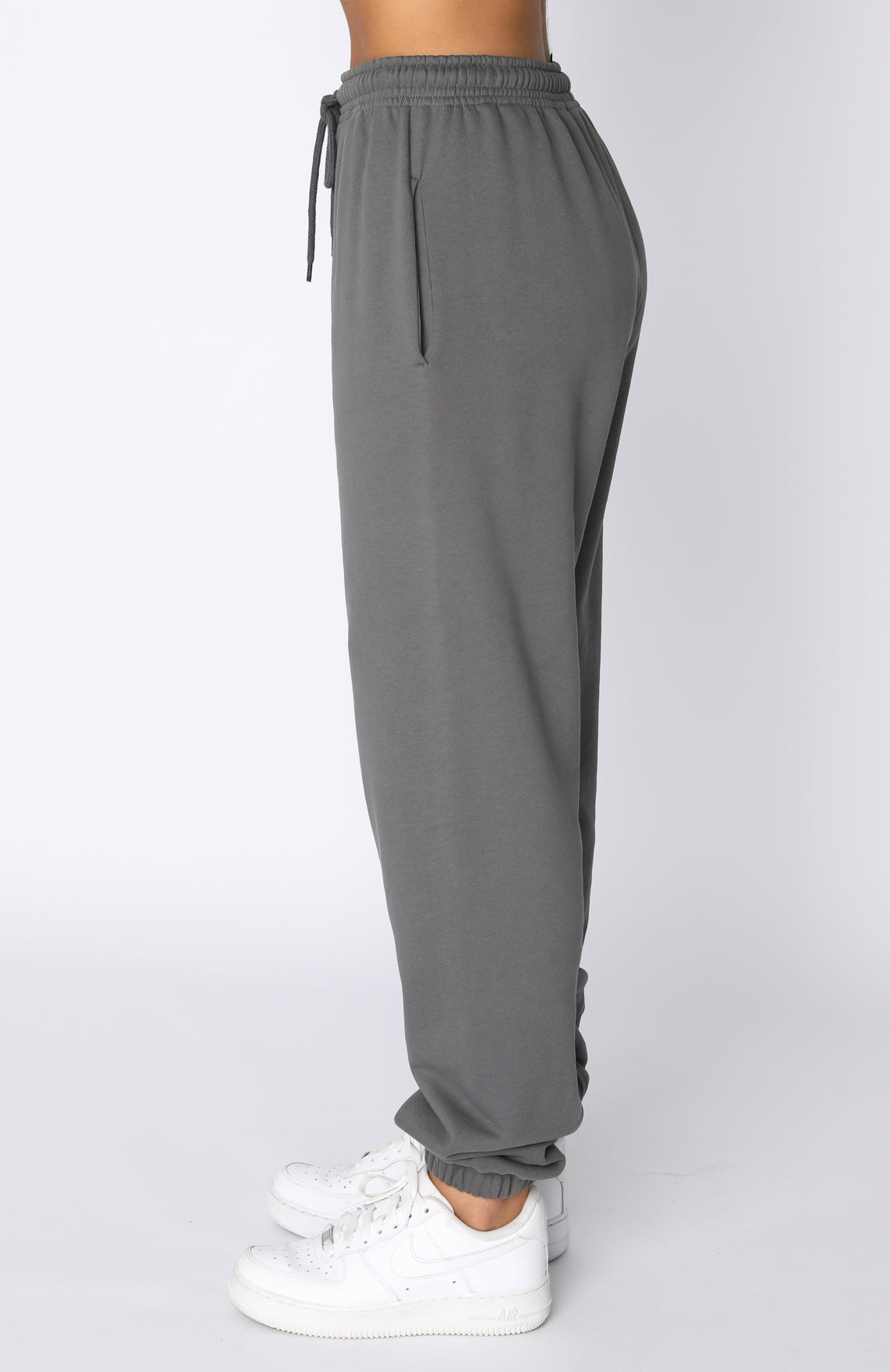 Not An Issue Sweatpants - Slate | Unisex Loopback Cotton Joggers