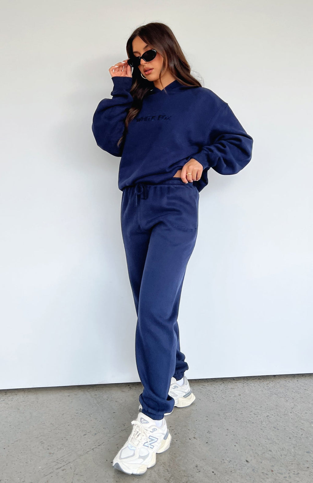 Stay Lifted Sweatpants - Navy | Women's Vintage Fleece Lounge Pants