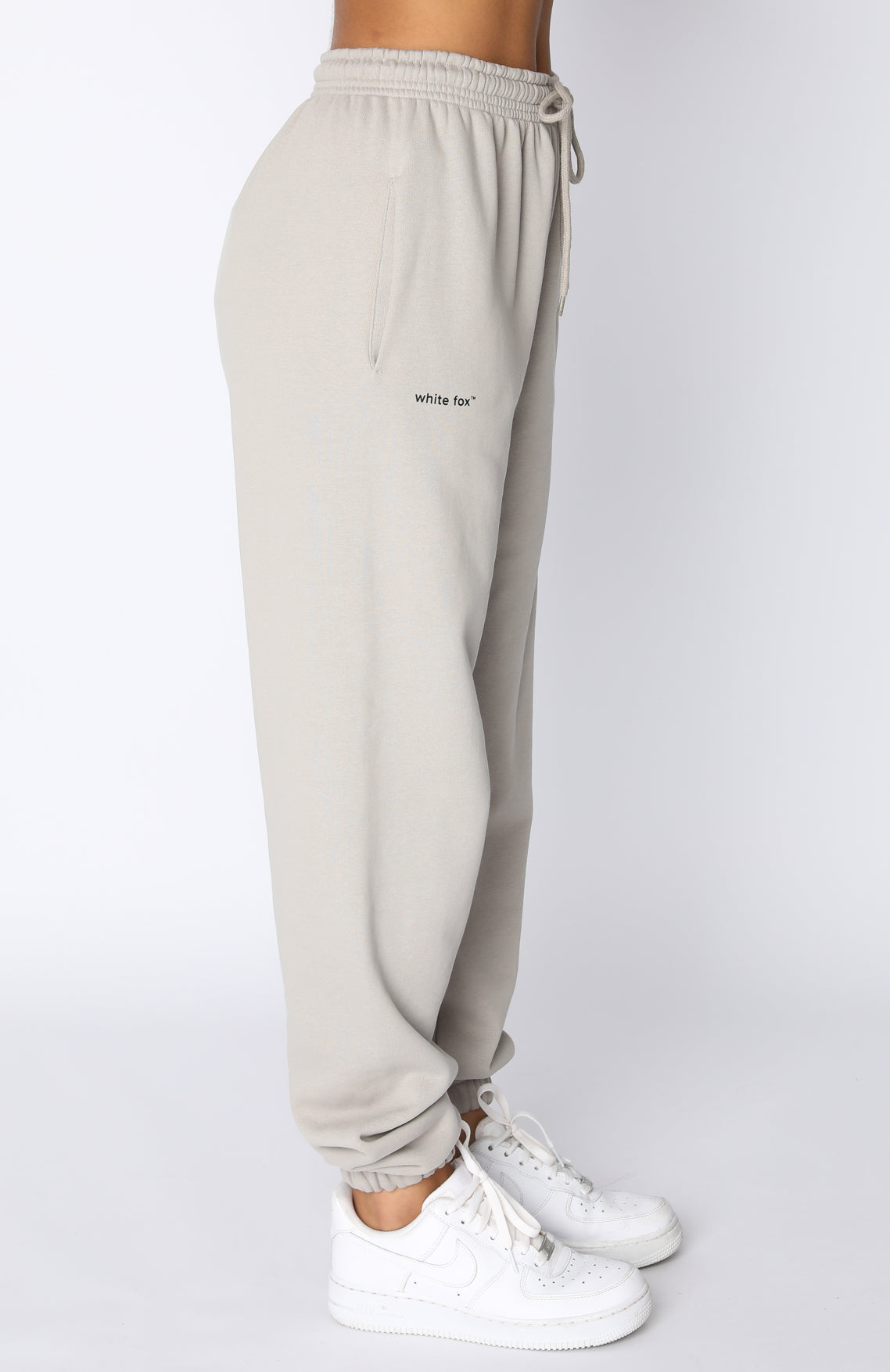 Not An Issue Sweatpants - Mushroom | Unisex Loopback Cotton Joggers
