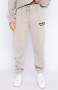 Project 5 Sweatpants - Lunar | Fleece Joggers with Puff Print Logo