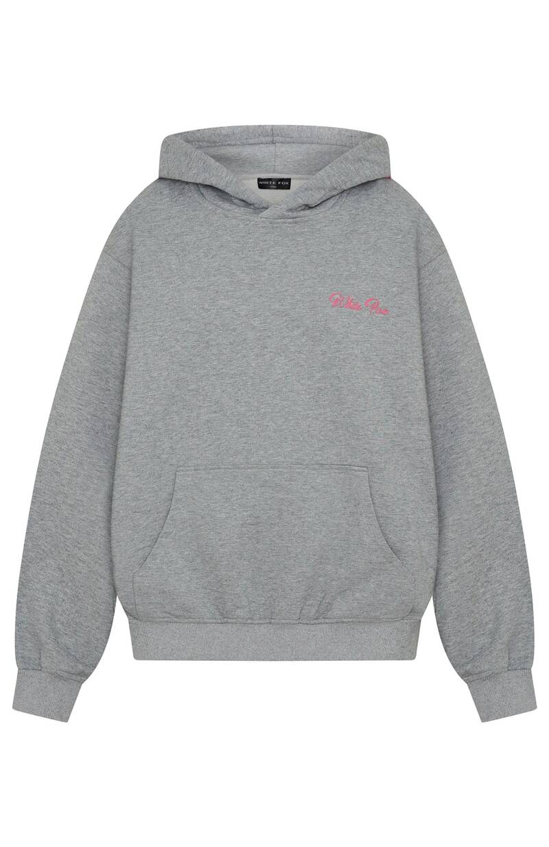 Lucky Thirteen Shaya Oversized Hoodie Dark Grey Marle