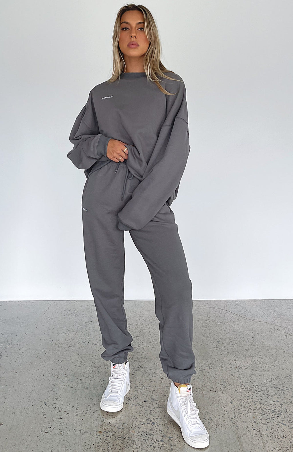 Not An Issue Sweatpants - Slate | Unisex Loopback Cotton Joggers