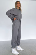 Not An Issue Sweatpants - Slate | Unisex Loopback Cotton Joggers