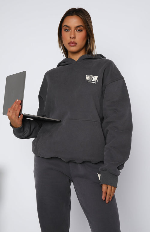 Archive 6.0 Oversized Hoodie - Ash | Women's Oversized Fleece Hoodie