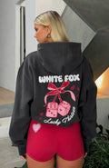 Lucky Thirteen Cheyenne Oversized Hoodie Charcoal