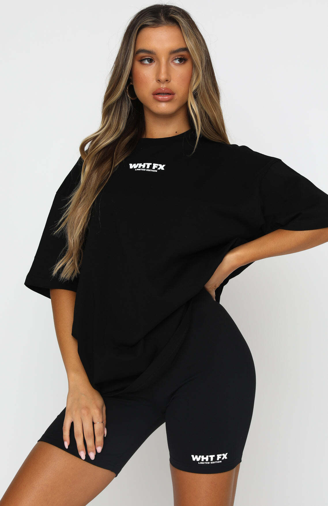 No Afterthought Tee - Black | Women's Oversized Logo T-Shirt
