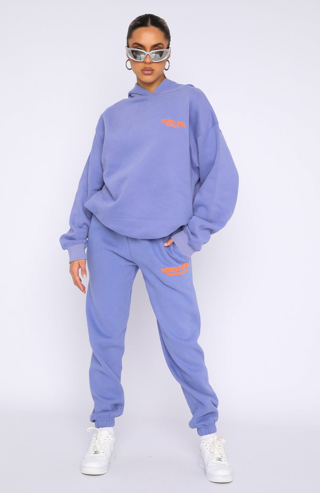 Project 5 Sweatpants - Grape | Fleece Joggers with Puff Print Logo