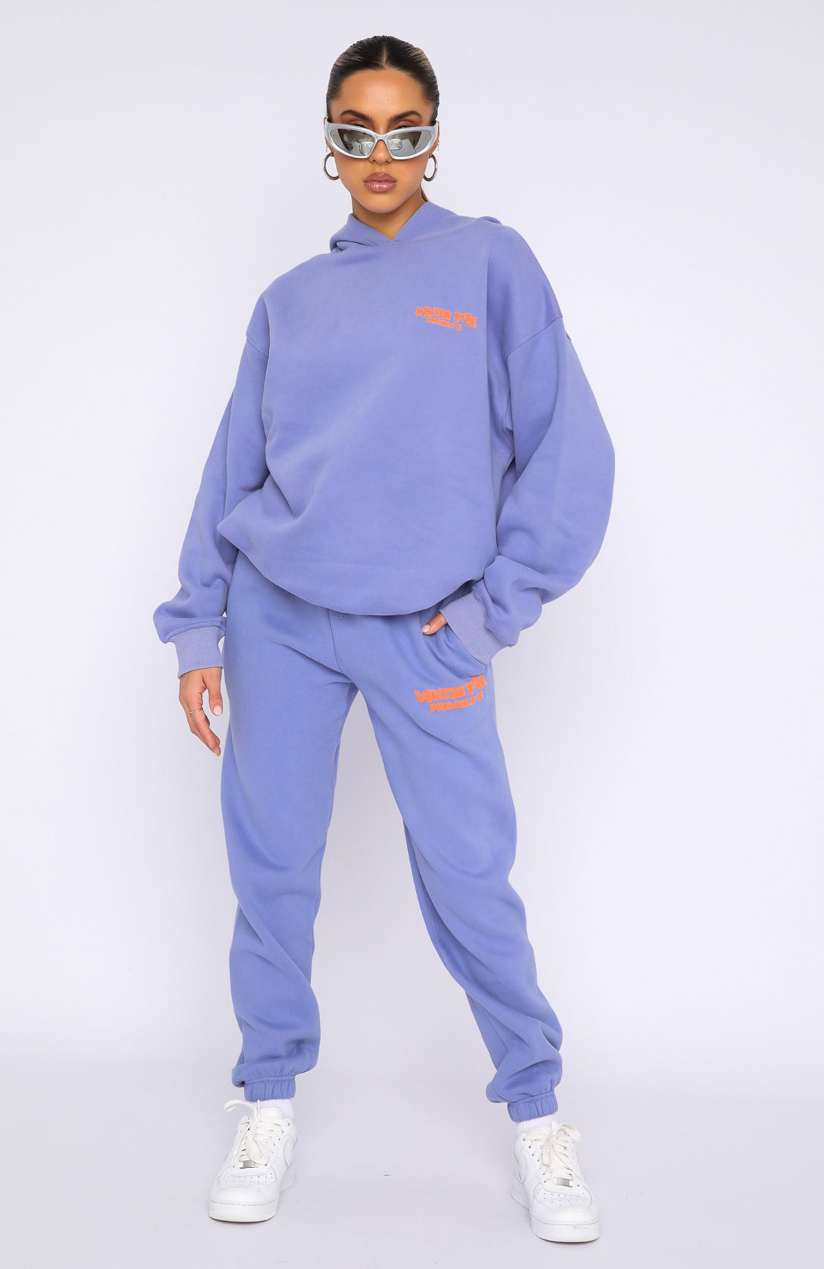Project 5 Sweatpants - Grape | Fleece Joggers with Puff Print Logo