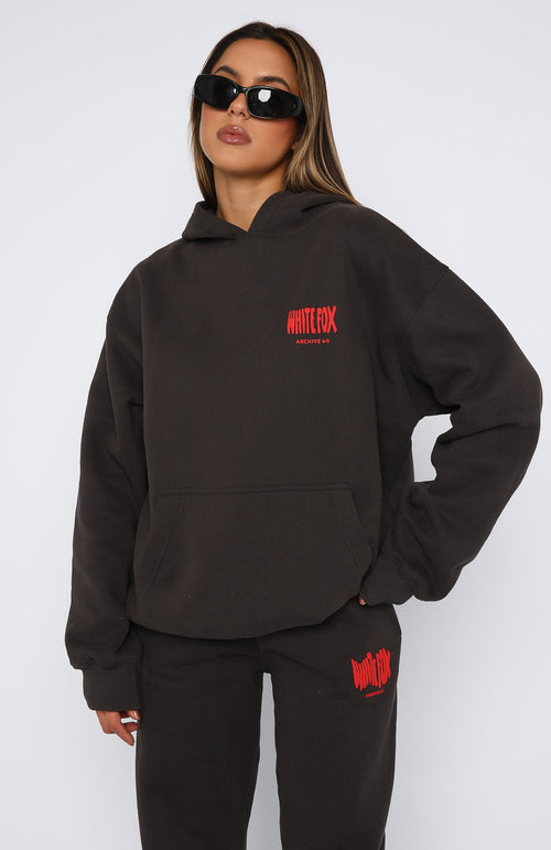Archive 6.0 Oversized Hoodie - Lava | Women's Oversized Fleece Hoodie