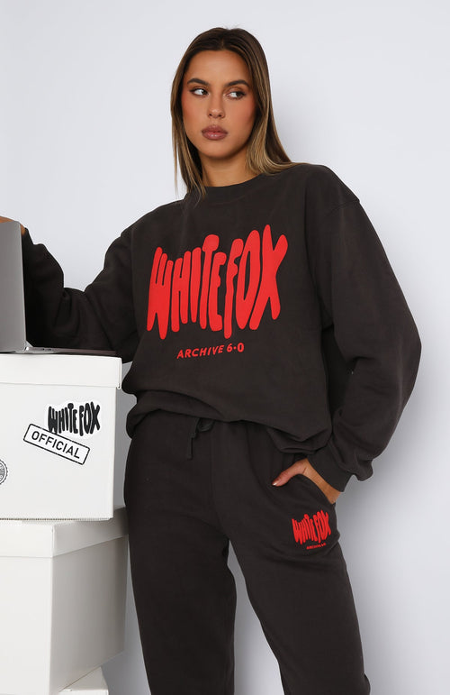 Archive 6.0 Oversized Sweater - Lava | Women's Oversized Knit Sweater