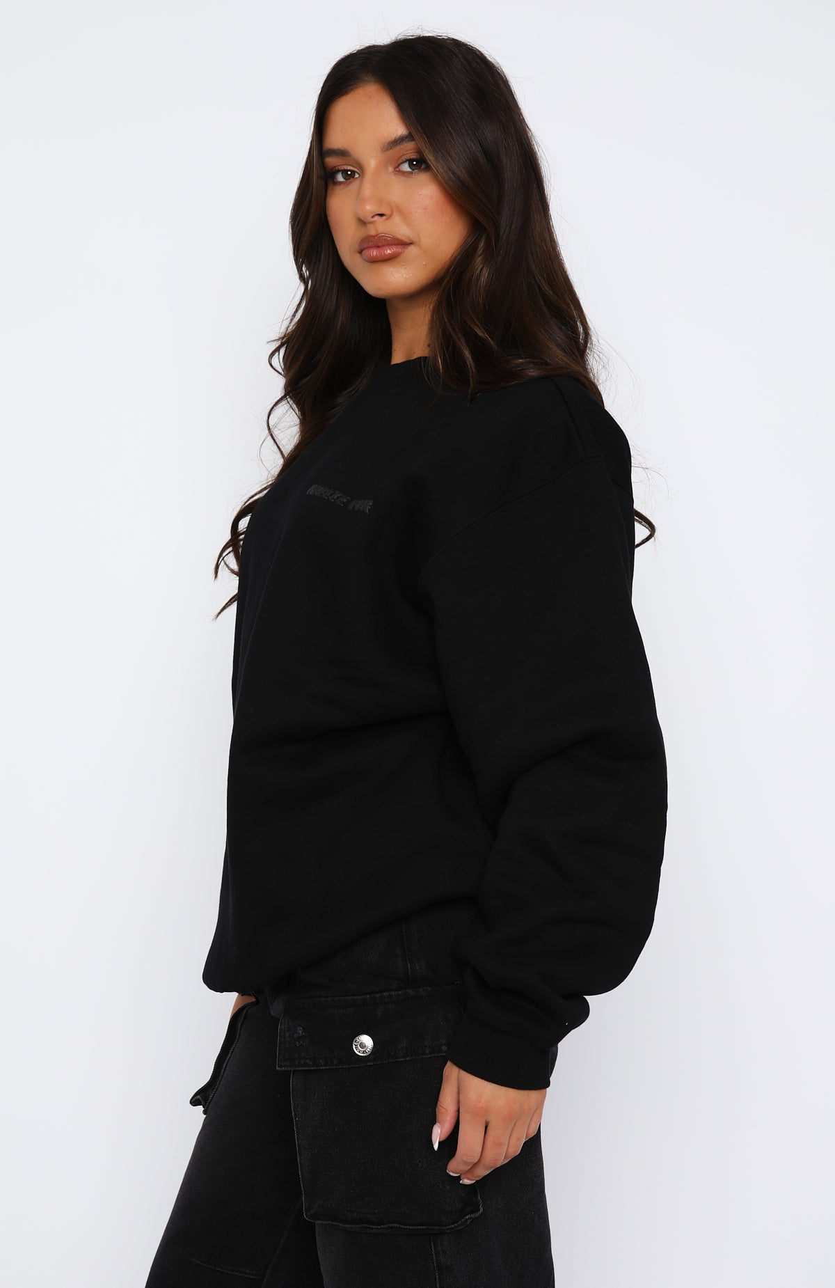 All A Blur Oversized Sweater Black