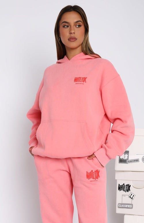 Archive 6.0 Oversized Hoodie - Melon | Women's Oversized Fleece Hoodie