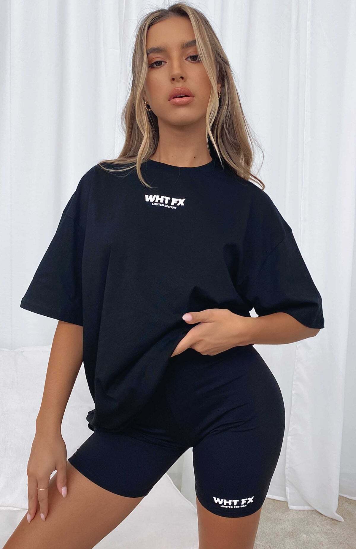 No Afterthought Tee - Black | Women's Oversized Logo T-Shirt