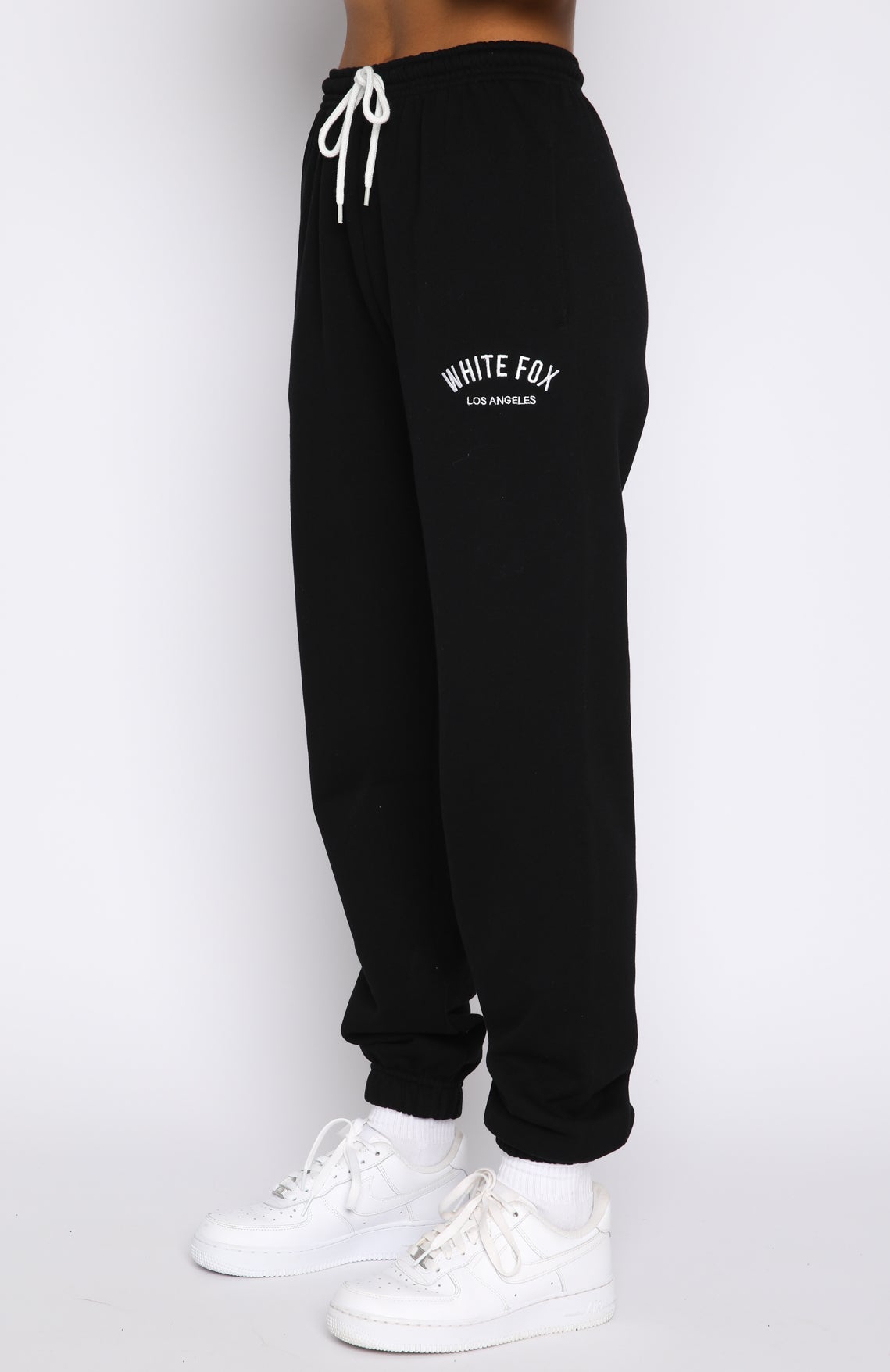 About That Time Sweatpants - Black | Women's Loopback Fleece Lounge Pants